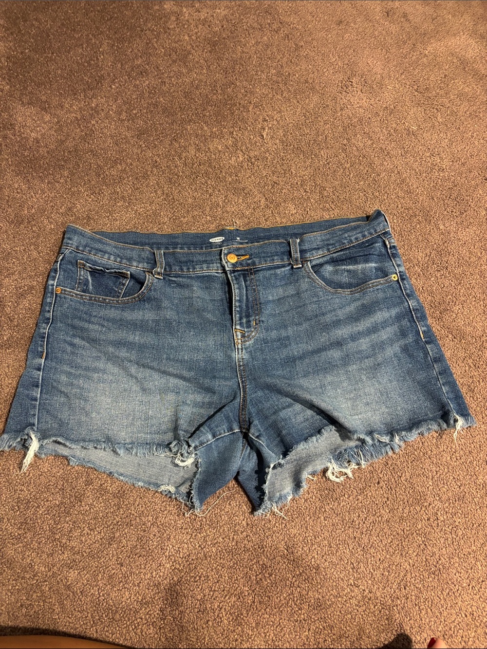 Old Navy Distressed Denim Cutoff Shorts - Blue Size 16